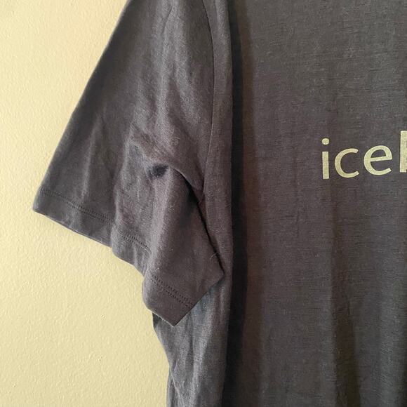 NWT icebreaker Navy Blue Wool Blend Short Sleeve Tee T-shirt Lightweight Men XL - Picture 6 of 12